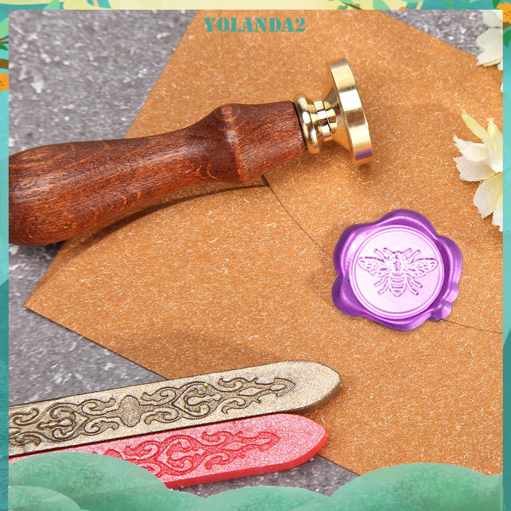 Đầu Con Dấu Bằng Đồng Mạ Vàng Kiểu Dáng Retro Độc Đáo