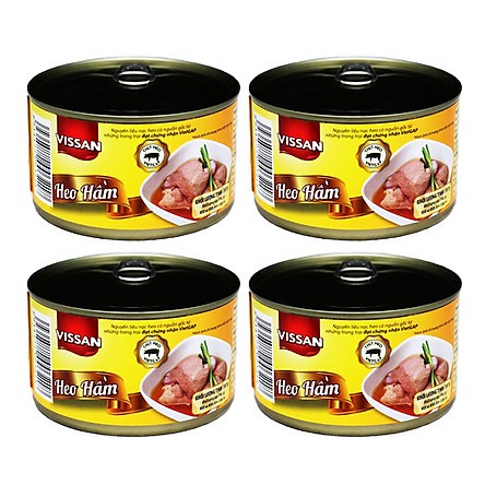 Combo 4 Heo Hầm Vissan Hộp 397g - 342