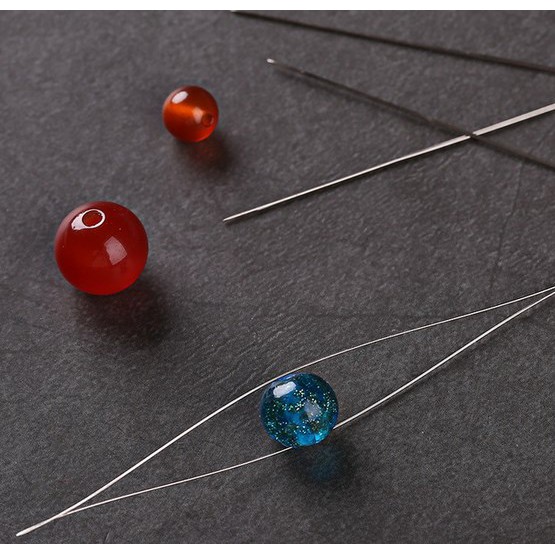 Set 2 kim xỏ hạt làm trang sức thủ công chuyên dụng