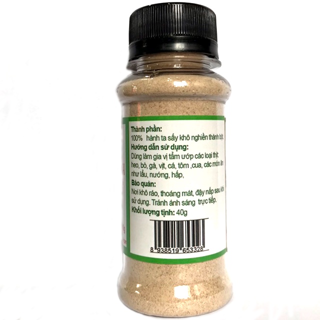 Bột Hành Ta Tgfoods Hũ 40g