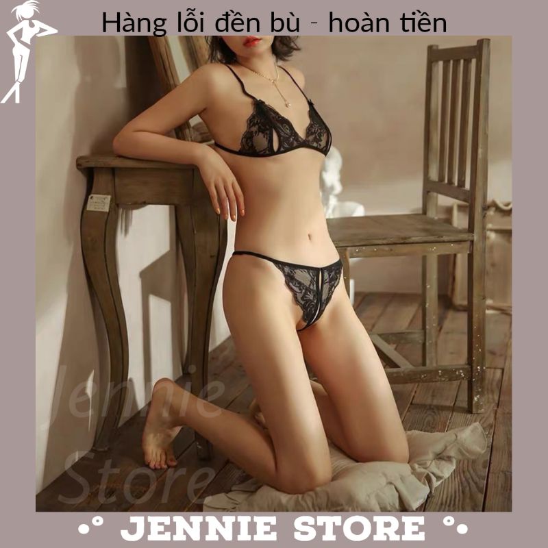 Bộ đồ lót buộc dây sau lưng sexy - nội y ren hở đáy gợi cảm | BigBuy360 - bigbuy360.vn