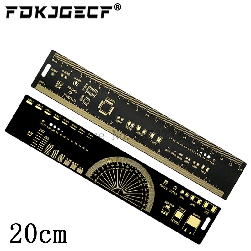 Thước Đo Điện Trở Đa Năng 3 Loại 15cm 20cm 25cm PCB IC SMD