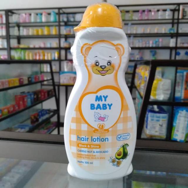 (hàng Mới Về) Lotion Dưỡng Tóc Đen Và Bóng 100ml Thương Hiệu Baby Hair Lotion