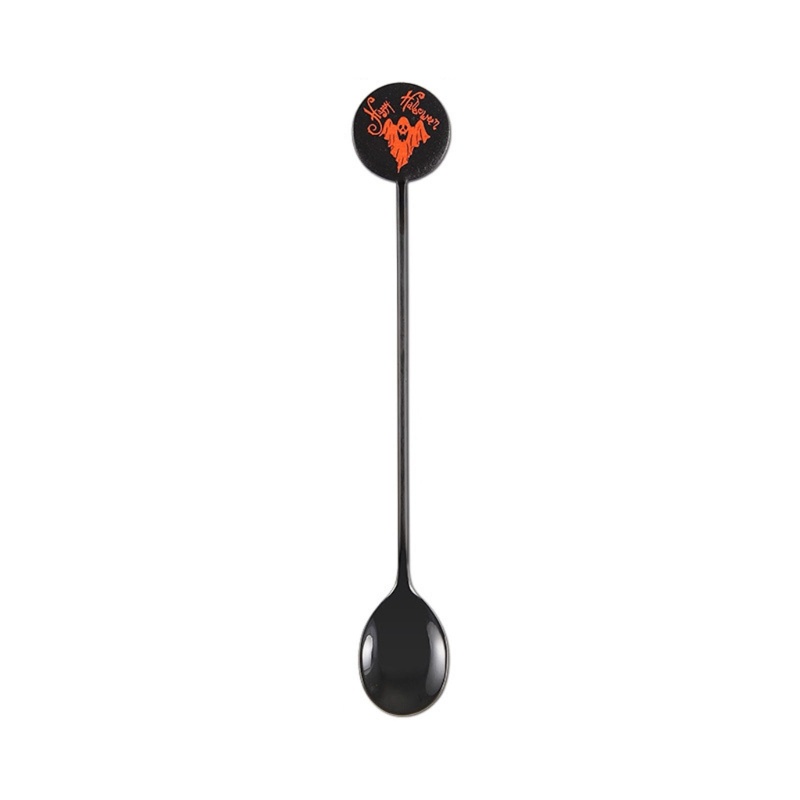 Set 4 Muỗng Cà Phê Bằng Thép Không Gỉ Phong Cách Halloween Độc Đáo