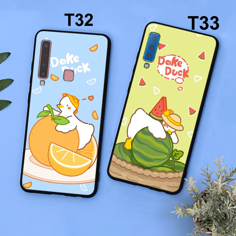 Ốp lưng Samsung A7 2018 - A9 2018 in hình Vịt Dake Duck. Ốp samsung rẻ bền đẹp