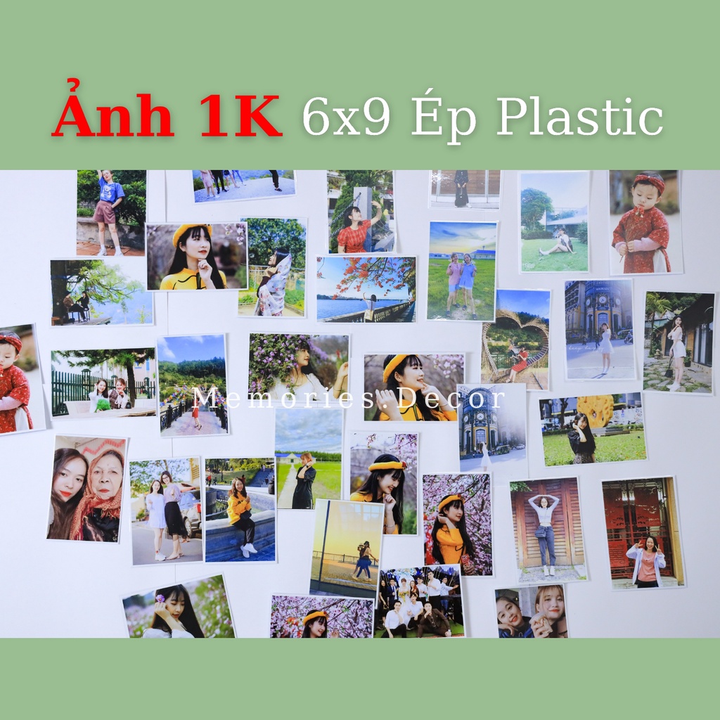 In Ảnh 1k 6x9 Theo Yêu Cầu, Ép Plastic Tràn Viền, In Từ 25 Tấm