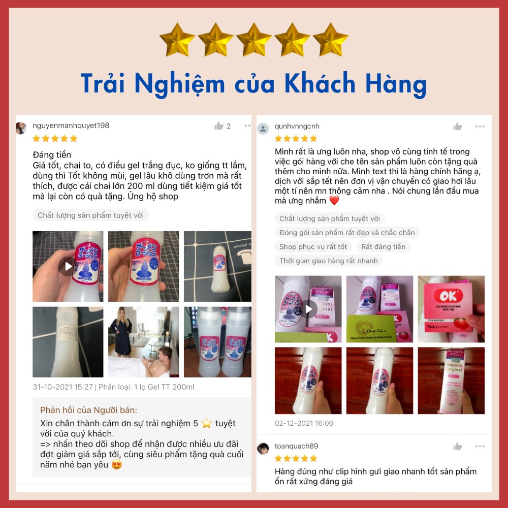 Gel bôi trơn mô phỏng tinh trùng NHẬT BẢN gel boi tron âm đạo hậu môn Nam Nữ làm từ gốc nước an toàn cho da SACUCO BT001