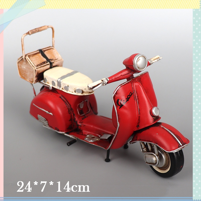 Mô Hình Xe Vespa Phong Cách Vintage