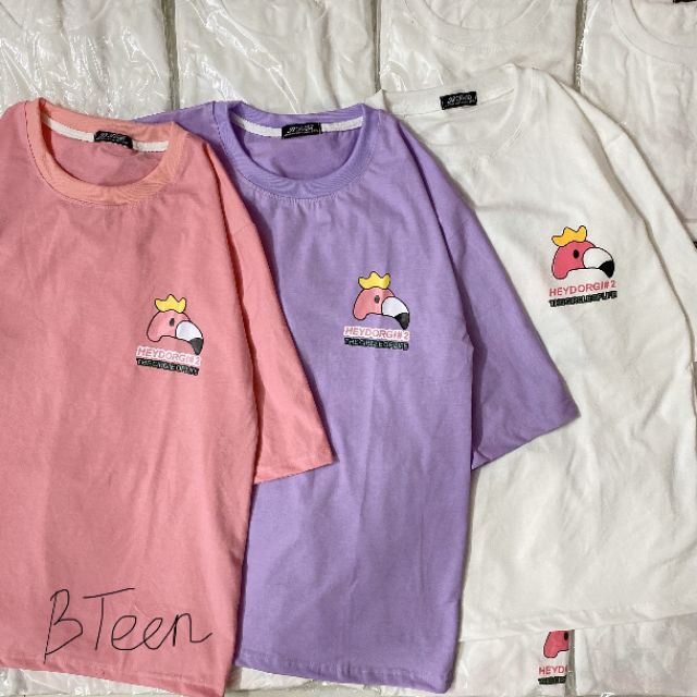 Hình thật 100 Áo thun tay lỡ Unisex HEYDORGI