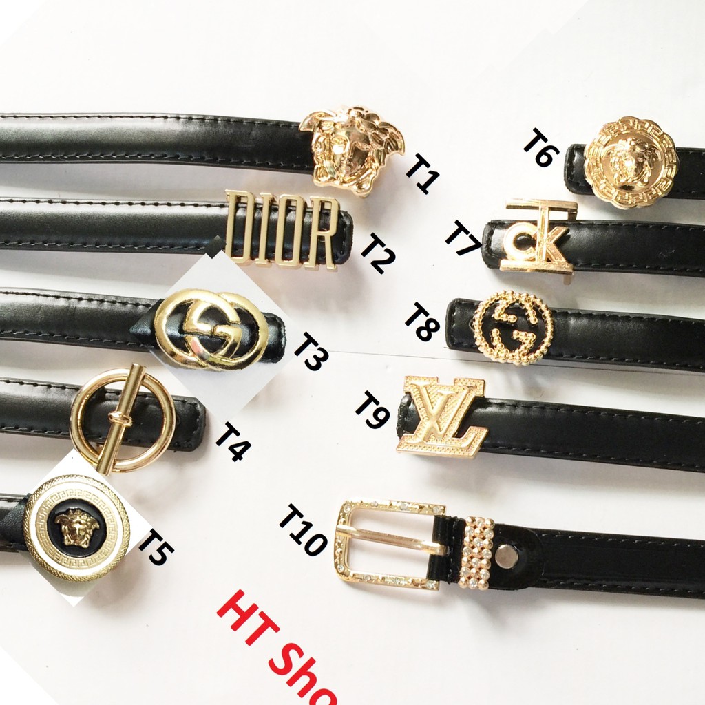 Thắt lưng nữ nhiều mẫu cá tính