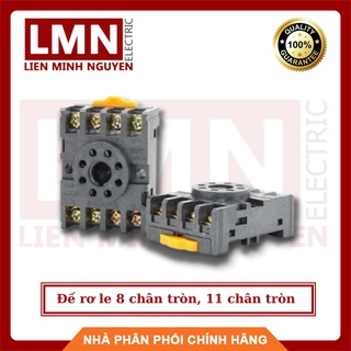 Đế rơ le 8 chân tròn, 11 chân tròn
