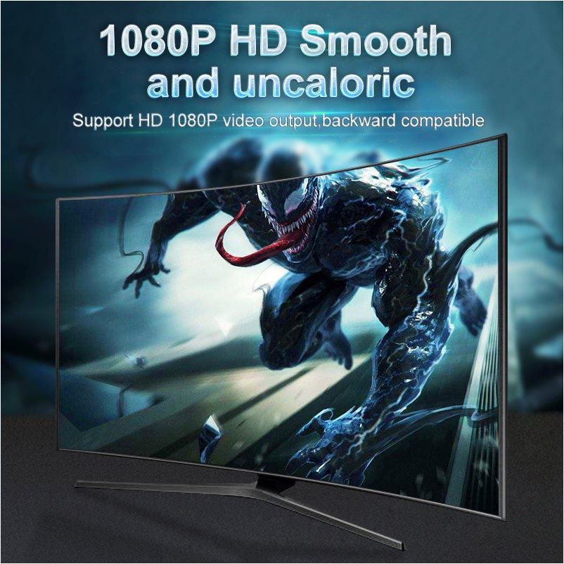Dây Cáp Chuyển Đổi HDMI 4K 2K 3 Trong 1 Ra 1080P HD Cho PS3 / 4 XBox HDTV PC