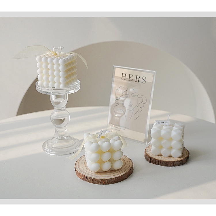 Nến thơm hình lục giác siêu đánh yêu, sang trọng dùng trang trí nhà cửa