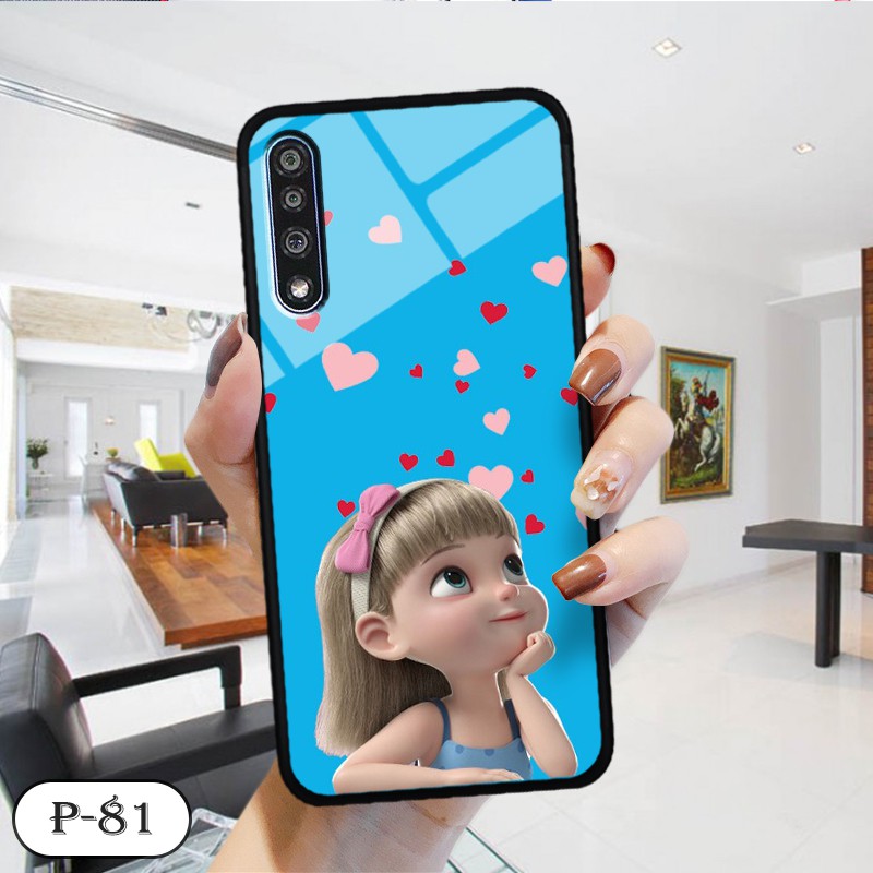 Ốp lưng kính 3D  Vsmart Live-cute