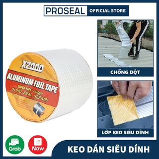 Băng Keo Chống Thấm Siêu Dính  X2000 Dài 5 Mét Rộng 5cm/10cm, Dán Ống Nước Dán Mái Tôn, Chống Thấm Dột, Dán Tường