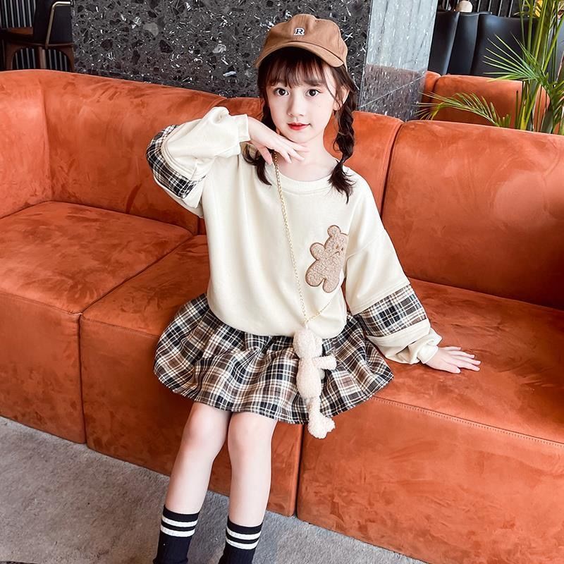Set 2 Đầm Thời Trang Hàn Quốc Cho Bé Gái Từ 3 Đến 4 Đến 5 Đến 6 Đến 7 Đến 8 Đến 9 Đến 10 Đến 11 12 Tuổi