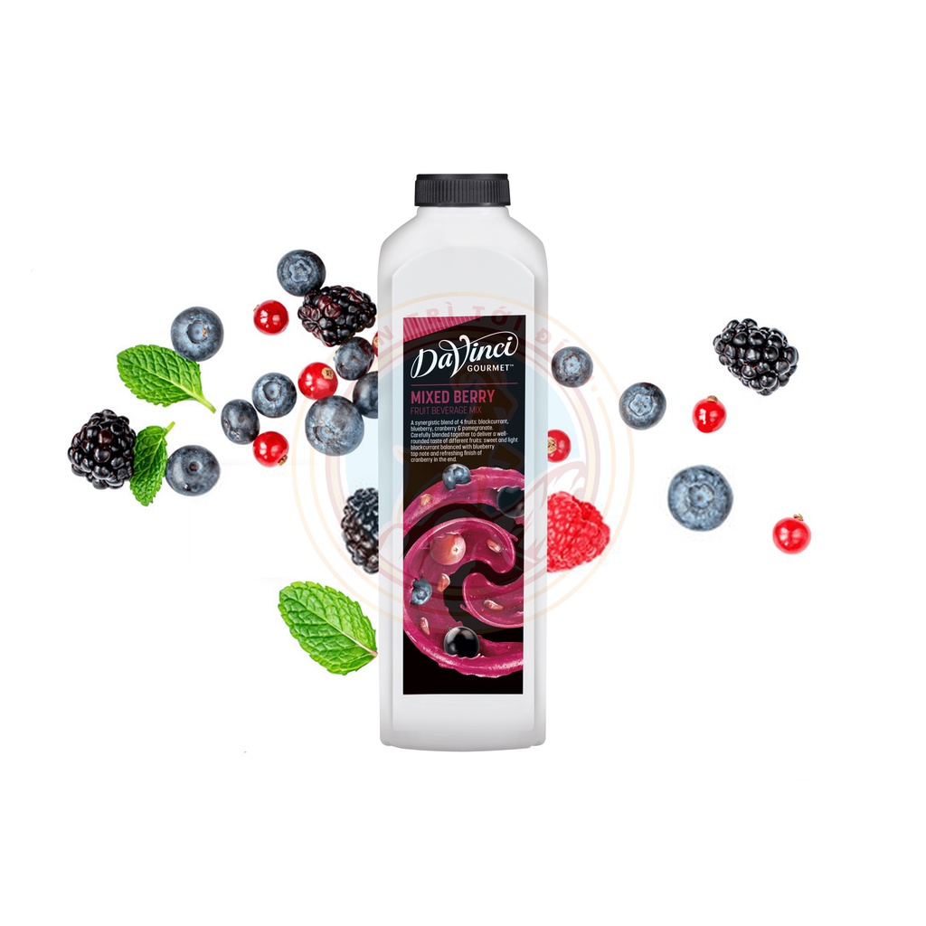 Mứt Dâu Hỗn Hợp DAVINCI 1L (MIX BERRY FRUITMIX)