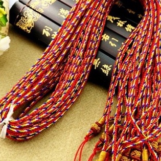 vòng cổ, dây chuyền ngũ sắc may mắn không mặt