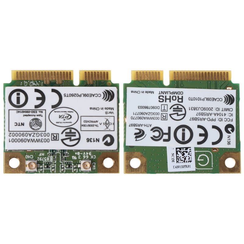 Card WIFI Mini PCI-e AR9287 AR5B97 Cho Win XP 7 32 64