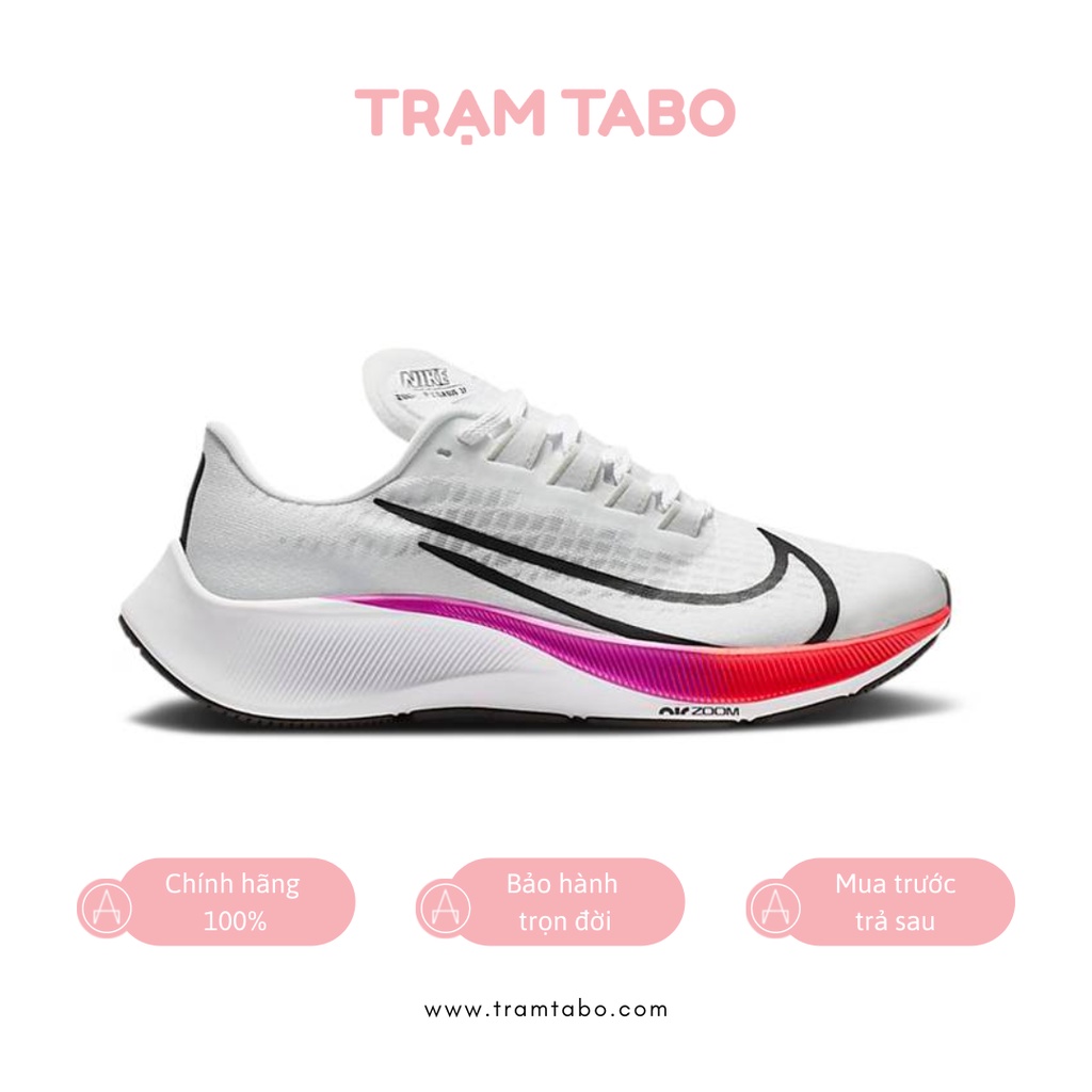 CJ2099-112 - GIÀY NỮ NIKE AIR ZOOM PERGASUS 37 OMBRE - MÀU TRẮNG