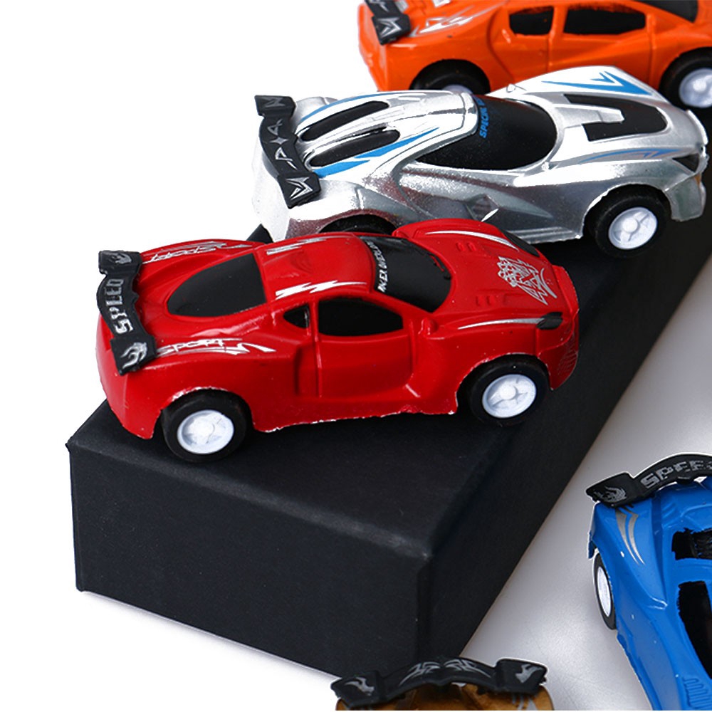 Set 4-8 xe đua mini nhiều màu sắc cho bé trai