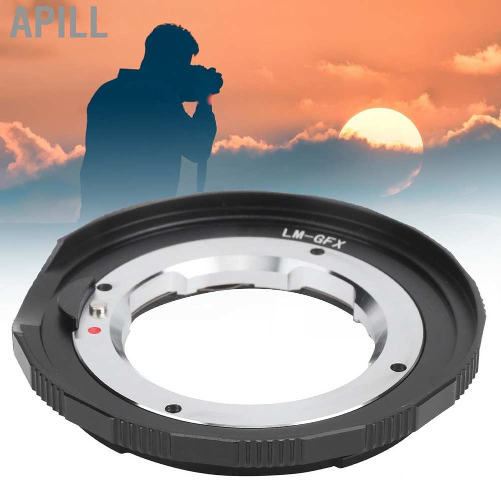 Apill NEWYI LM‑GFX Lens Adapter Converter Ring for Leica LM to Fujifilm GFX Camera