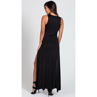 Đầm Maxi Thun Xẻ Tà
