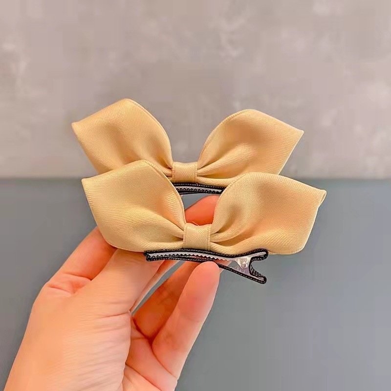 Set 2 kẹp tóc nơ đứng cực xinh cho bé nhỏ phong cách Hàn Quốc - Selenshop