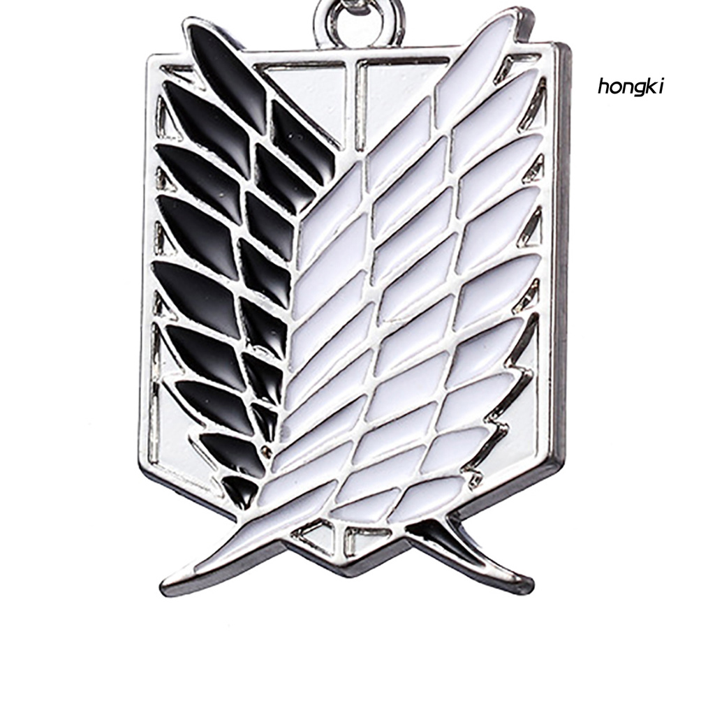 vòng cổ Mặt Hình Biểu Tượng Attack On Titan Sáng Tạo