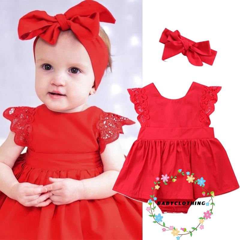 Áo Liền Quần Không Tay Cho Bé Gái Sơ Sinh