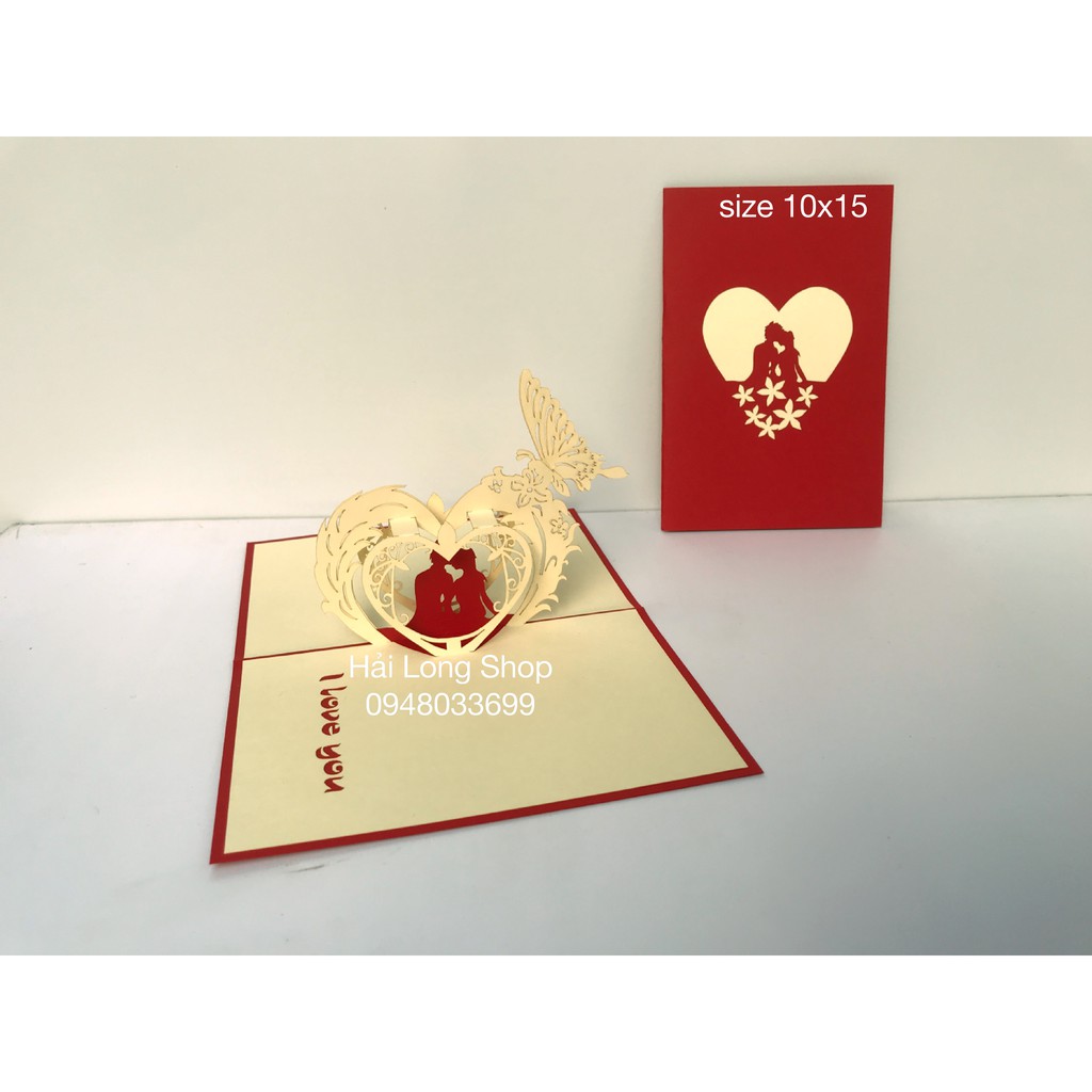 Trái Tim 8 - Love - Thiệp 3D | BigBuy360 - bigbuy360.vn