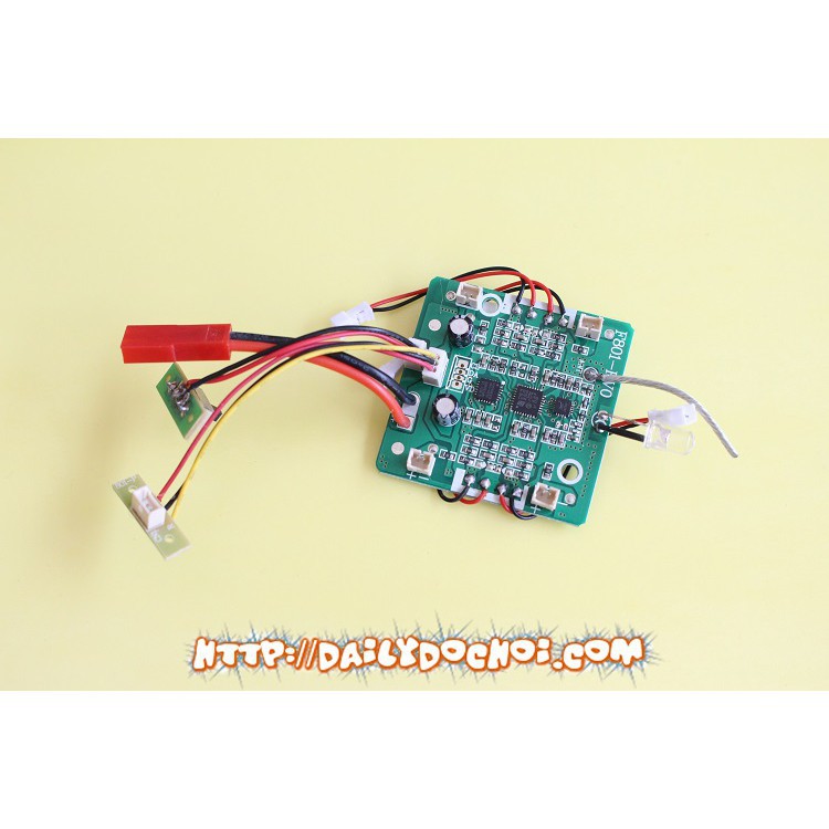 Bộ lắp ráp chế tạo máy bay sóng 2.4G 4 kênh thương hiệu HT F801C tại RUBYRC