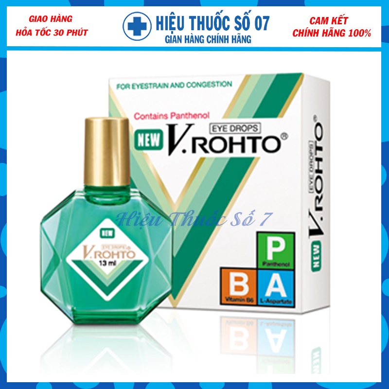 Nước nhỏ mắt VROHTO New, VROHTO COOL, VROHTO Vitamin, ROHTO Antibacterial (Nhật Bản)