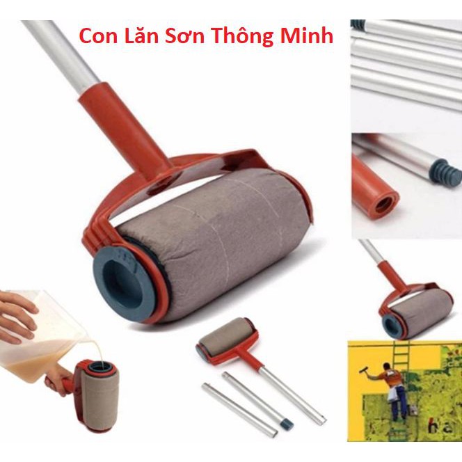 Cây lăn sơn thông minh/ dụng cụ lăn sơn/ chổi sơn/ chổi sơn tường