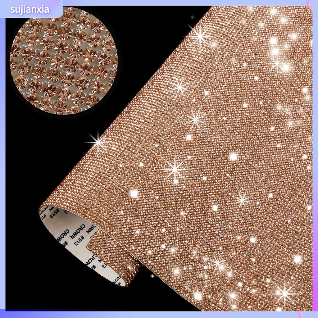 Miếng Dán Trang Trí Xe Hơi / Ván Trượt Đính Đá Lấp Lánh