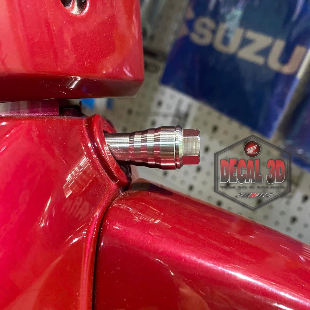 Khâu inox 304 cnc bắt baga trước xe Dream siêu đẹp
