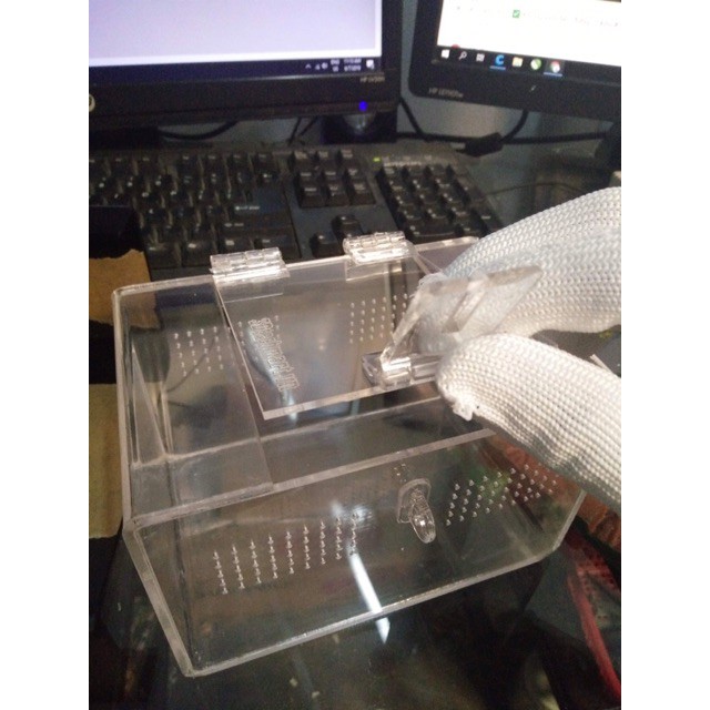 Hộp nuôi nhện, Tank nuôi nhện (15x10x10)