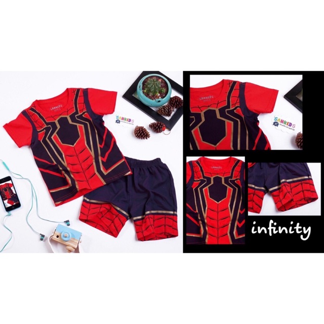 Quần áo trẻ em- hình người nhện Spiderman- hãng Samkids