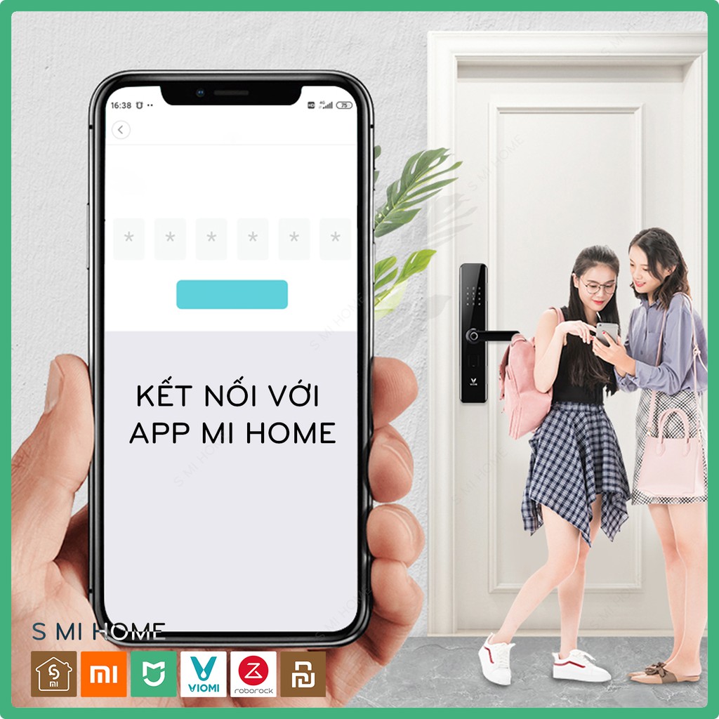 Khóa Vân Tay Thông Minh Xiaomi Viomi MS120 - Kết nối Mi Home | Mẫu mới nhất