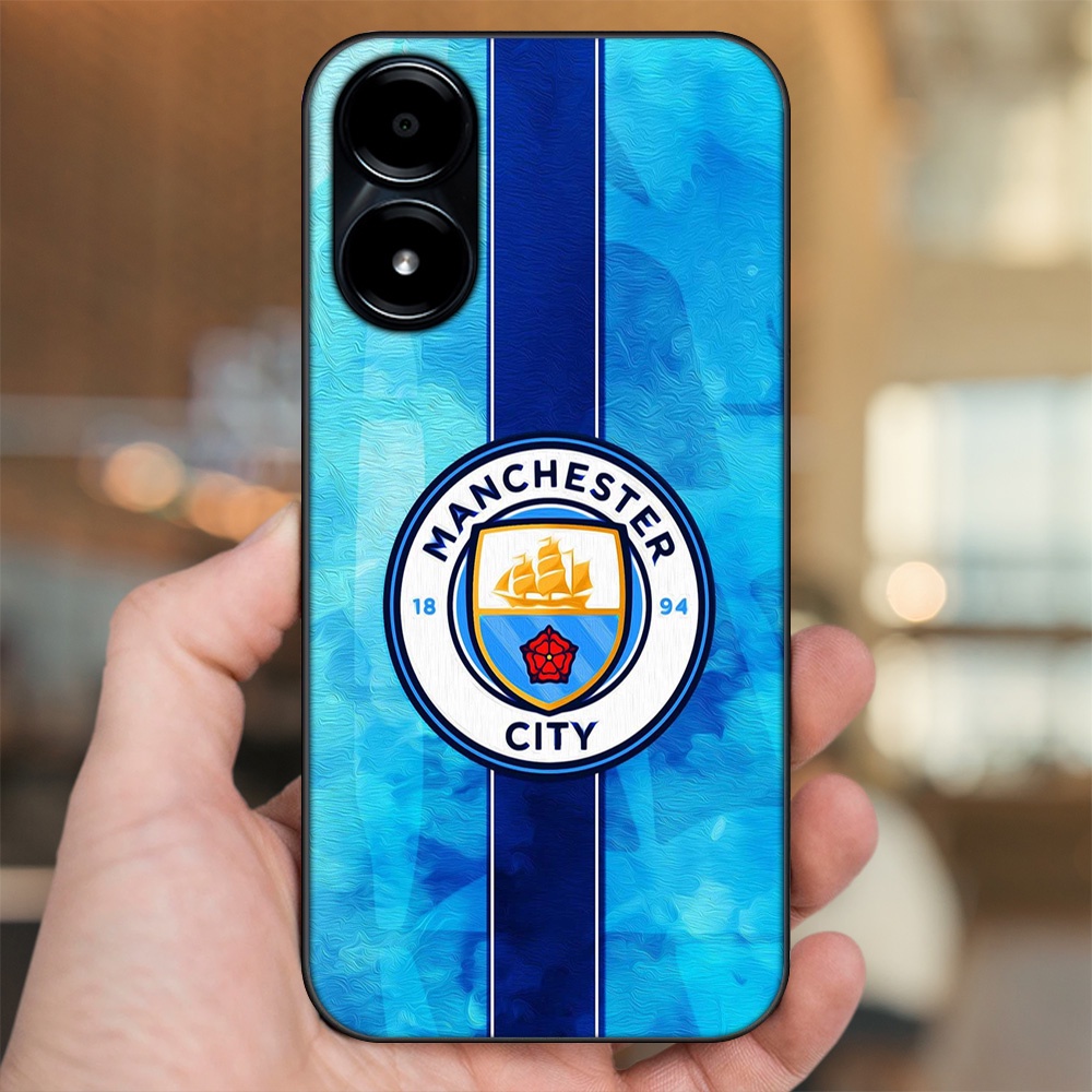 Ốp lưng Vivo Y02s viền đen in hình Manchester City MC