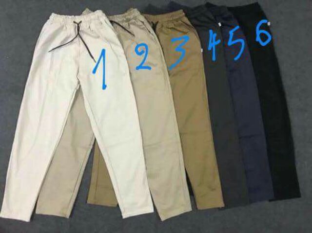 Quần kaki thụng  basic đủ màu | BigBuy360 - bigbuy360.vn