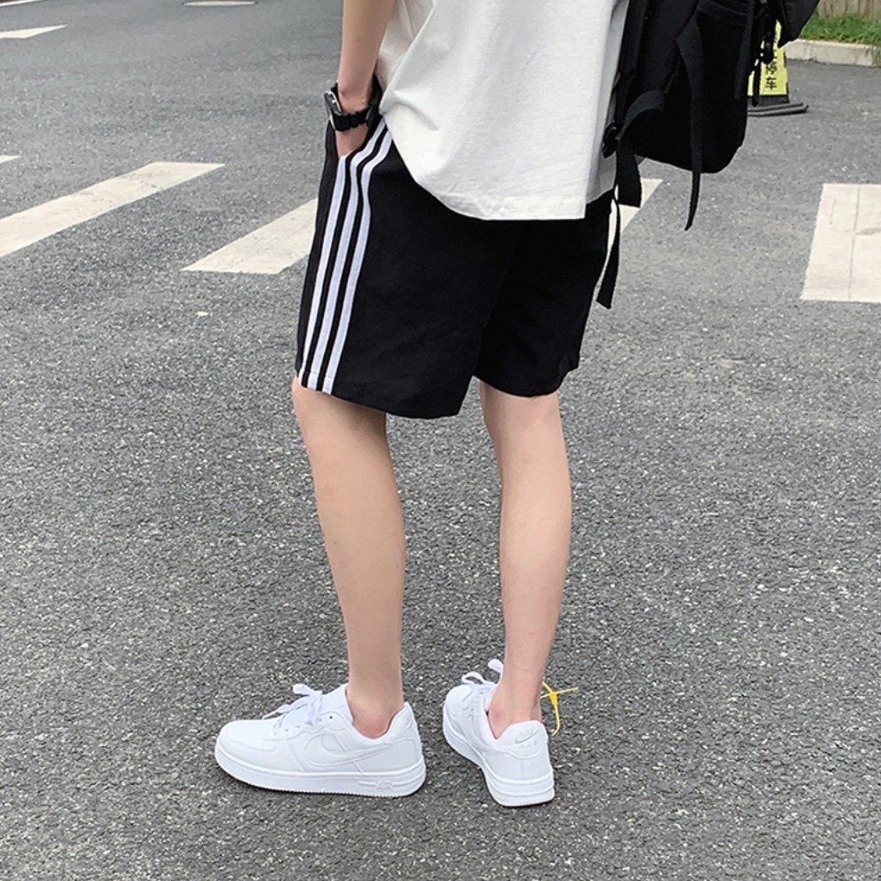 [Mã SR11JUNE5 giảm 20K đơn 50K] Quần Short Thể Thao Nam 3 Sọc, Quần Đùi Nam Nỉ U Mì Thoáng Mát - Hot Mùa Hè 2021 (QD08) | BigBuy360 - bigbuy360.vn