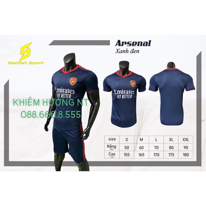 Áo Bóng Đá CLB Arsenal Đỏ Fan Traning Sân Khách,Sân Nhà Đủ Mẫu Mới Nhất 2021-2022