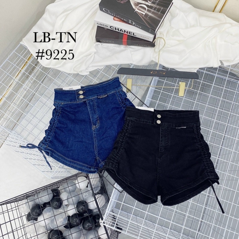 quần short cạp cao rút dây