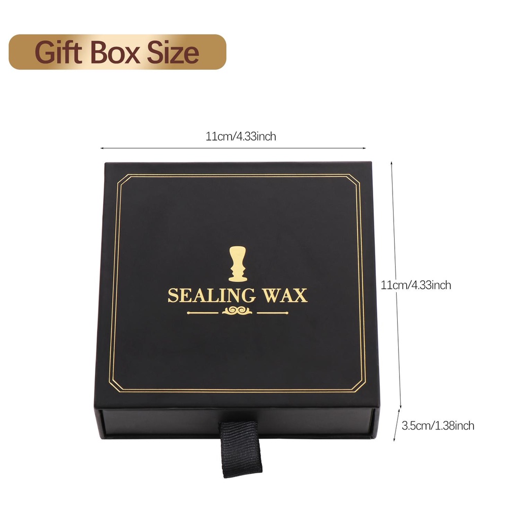 CONOPERY Bộ 7 Con Dấu Sáp Niêm Phong Bao Thư Độc Đáo Tiện Dụng