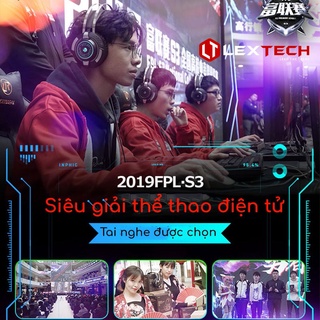 Tai nghe chụp tai headphone gaming LexTech Inphic có Mic chuyên game LED RGB tương thích PC Laptop Điện thoại TG2