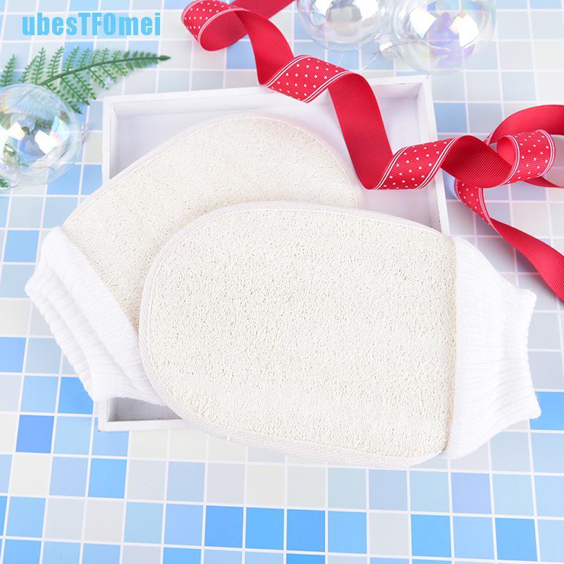 Găng tay đi tắm Xơ Mướp Tự Nhiên Tẩy Tế Bào Chết Toàn Thân