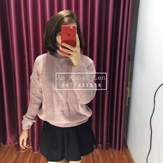 ÁO LEN CỔ LỌ XOẮN THỪNG