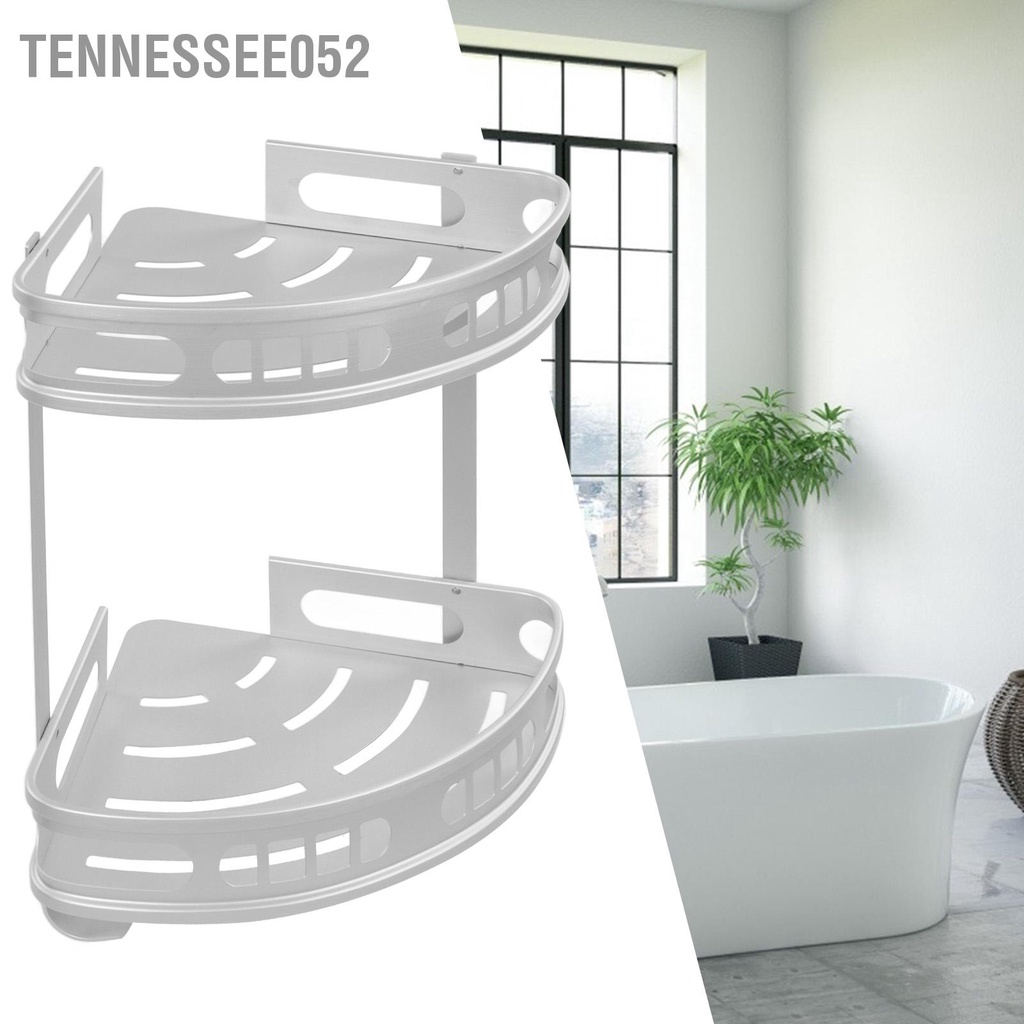 Bộ 2 Giá Đỡ Gắn Góc Tường Hình Tam Giác Bằng Hợp Kim Nhôm Siêu Bền Tiện Dụng Cho Phòng Tắm