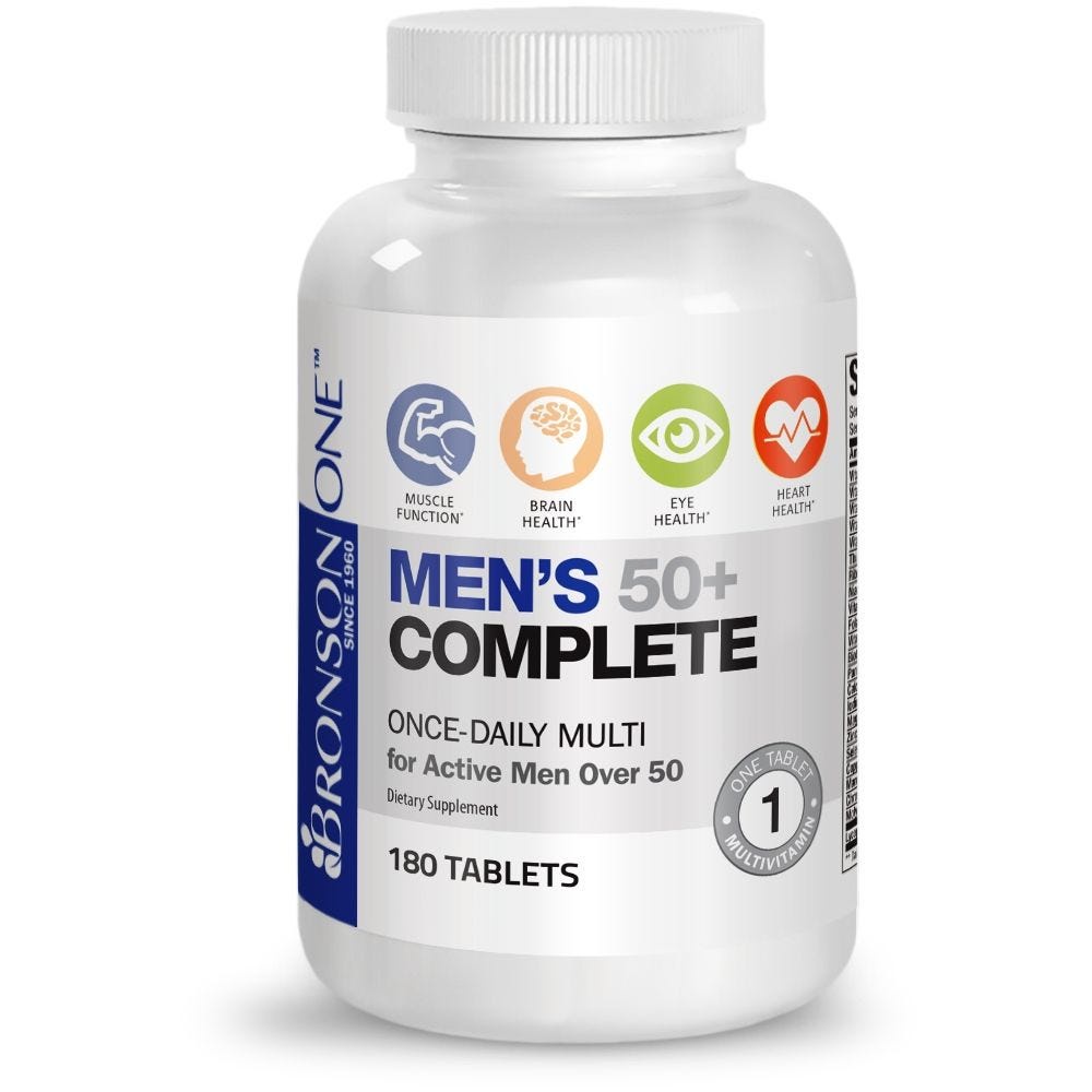 Organic Multivitamin One Daily For Men - 180 viên Mỹ - Bổ sung Vitamin